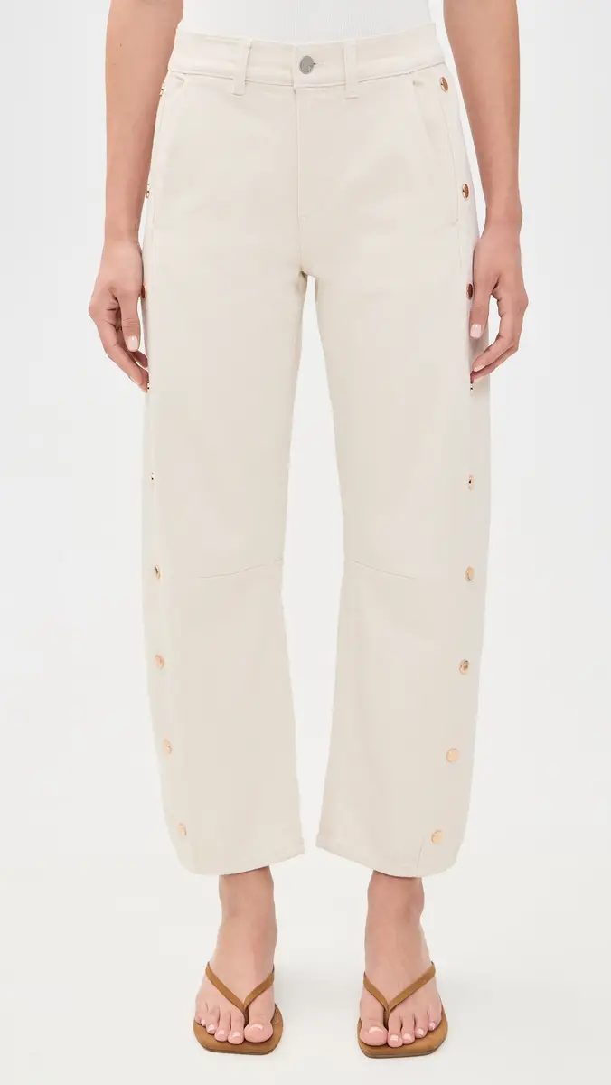 Le Jean Studded Frankie Barrel Jeans | Thumbnail 2 Le Jean Studded Frankie Barrel Jeans | Thumbnail 2