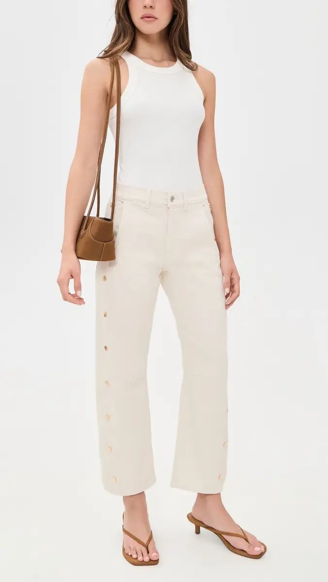 Le Jean Studded Frankie Barrel Jeans | Thumbnail 5 Le Jean Studded Frankie Barrel Jeans | Thumbnail 5