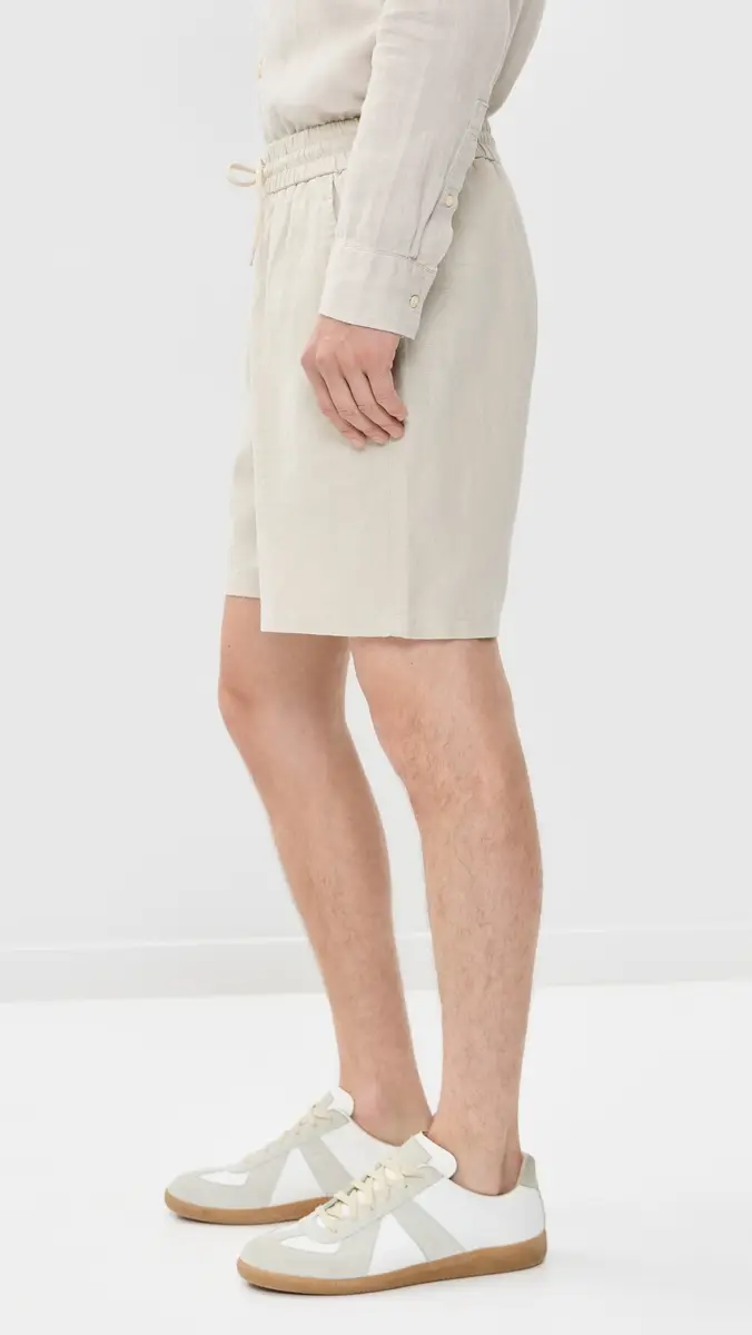 Les Deux Drawstring Linen Shorts 7 | Thumbnail 4 Les Deux Drawstring Linen Shorts 7 | Thumbnail 4