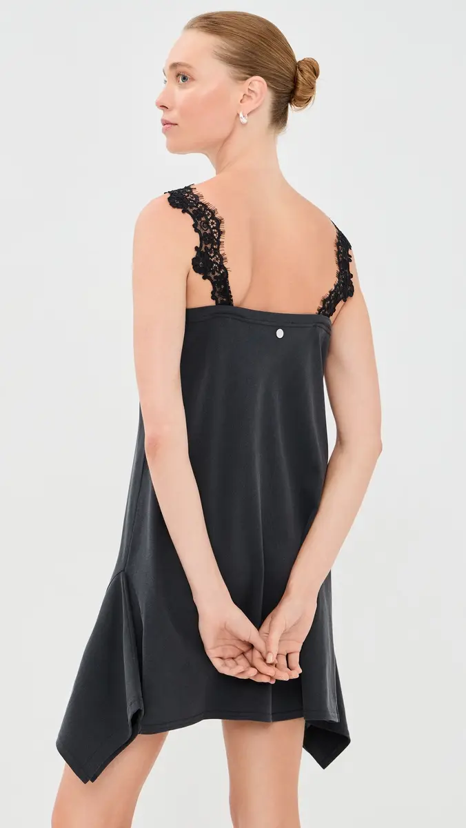 Stella McCartney Lace Mix Washed Jersey Dress | Thumbnail 4 Stella McCartney Lace Mix Washed Jersey Dress | Thumbnail 4