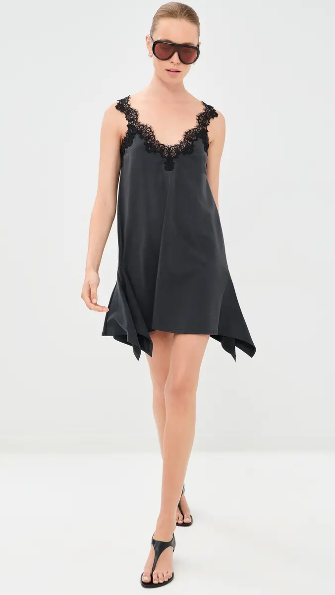 Stella McCartney Lace Mix Washed Jersey Dress | Thumbnail 6 Stella McCartney Lace Mix Washed Jersey Dress | Thumbnail 6