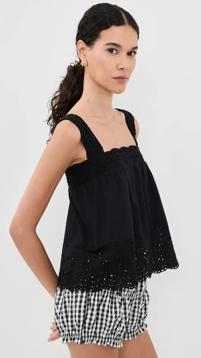 Playa Lucila Eyelet Tank | Thumbnail 4 Playa Lucila Eyelet Tank | Thumbnail 4