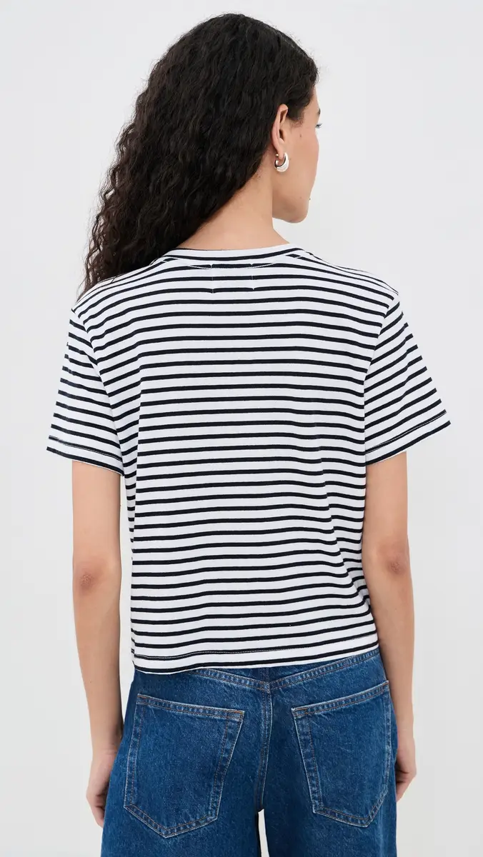 Sunny Somewhere Crew Stripe Tee | Thumbnail 3 Sunny Somewhere Crew Stripe Tee | Thumbnail 3