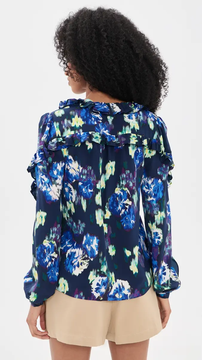 Ulla Johnson Marguerite Silk Blouse | Thumbnail 3 Ulla Johnson Marguerite Silk Blouse | Thumbnail 3