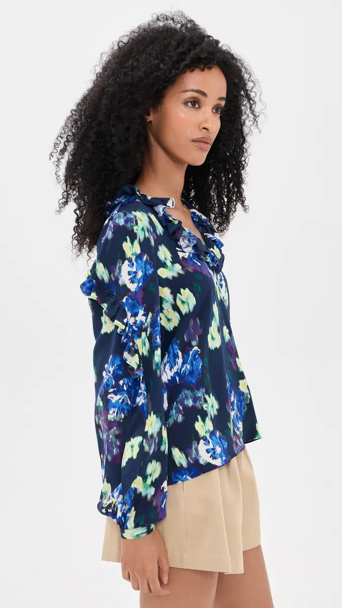 Ulla Johnson Marguerite Silk Blouse | Thumbnail 4 Ulla Johnson Marguerite Silk Blouse | Thumbnail 4