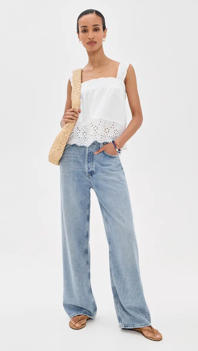 Playa Lucila Eyelet Tank | Thumbnail 5 Playa Lucila Eyelet Tank | Thumbnail 5