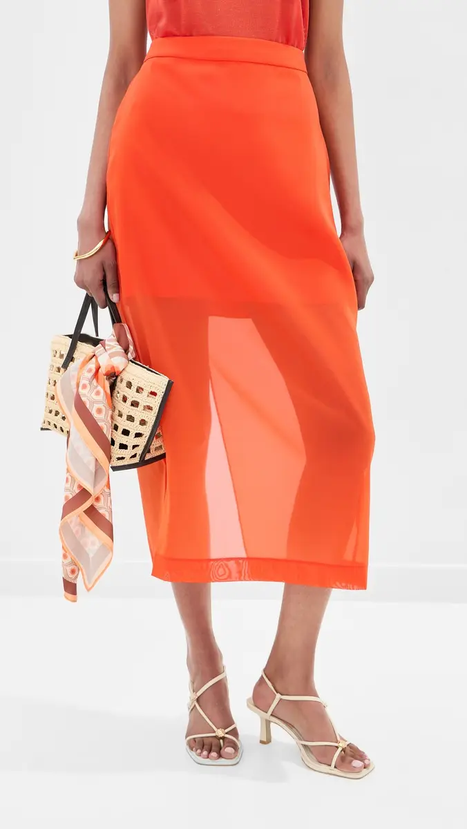 LE BOP Olivia Organza Midi Skirt | Thumbnail 2 LE BOP Olivia Organza Midi Skirt | Thumbnail 2