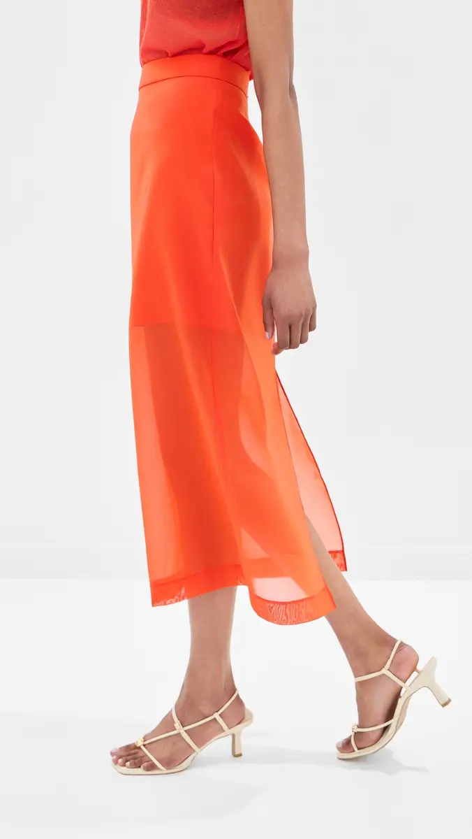 LE BOP Olivia Organza Midi Skirt | Thumbnail 4 LE BOP Olivia Organza Midi Skirt | Thumbnail 4