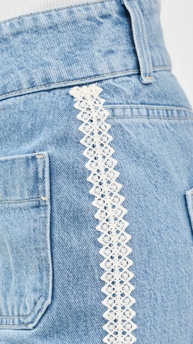 Veronica Beard Jean Taylor High Rise Wide Leg Jeans | Thumbnail 6 Veronica Beard Jean Taylor High Rise Wide Leg Jeans | Thumbnail 6