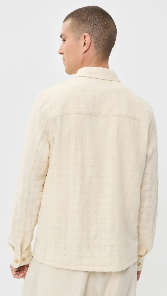 Les Deux Textured Slub Overshirt | Thumbnail 3
