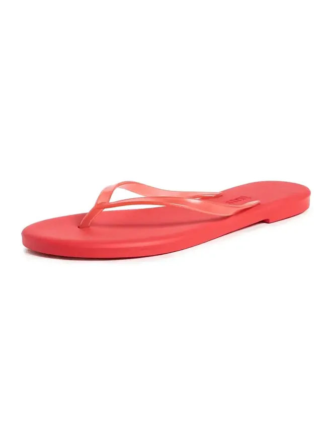 Aqua Jelly Flip Flops