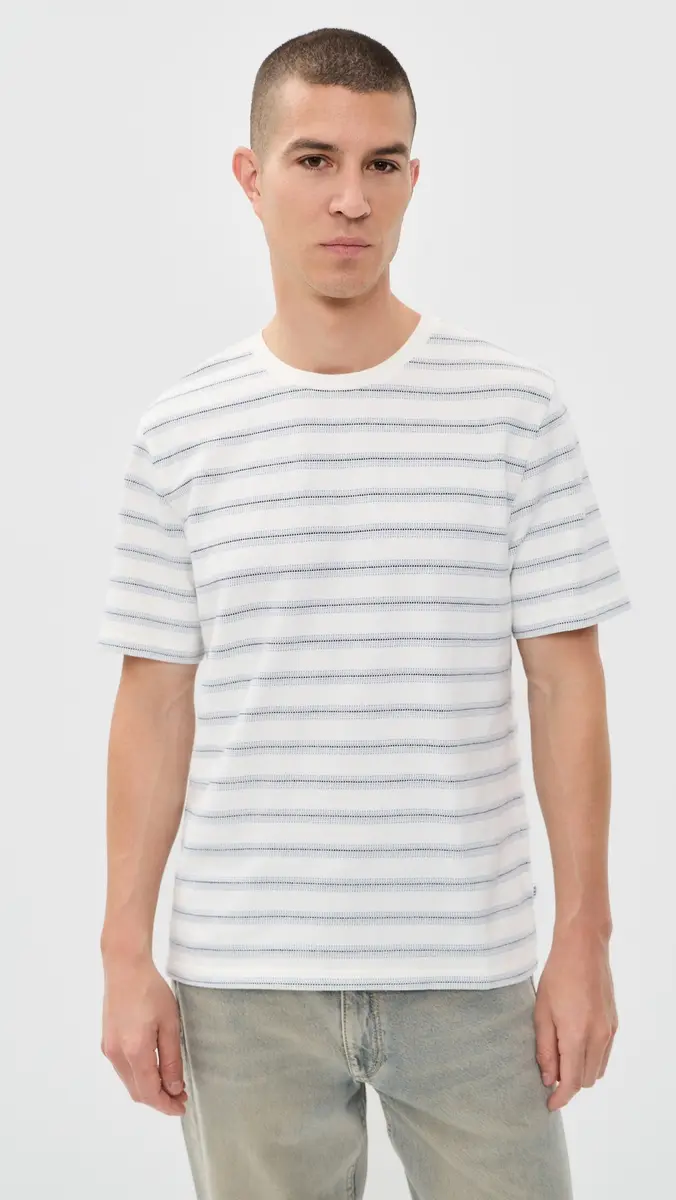 Wax London Stitch Stripe Dean Tee | Thumbnail 2