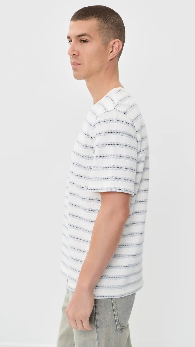 Wax London Stitch Stripe Dean Tee | Thumbnail 4