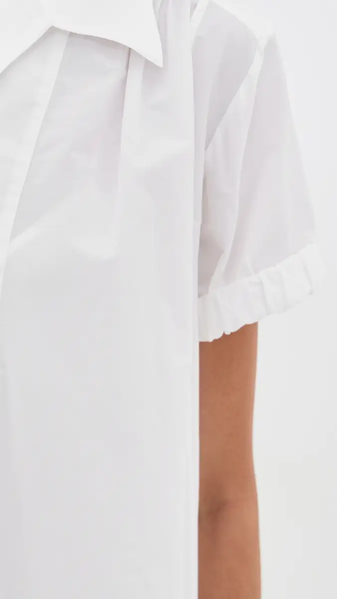 Theory Gathered Easy Polo Dress | Thumbnail 6 Theory Gathered Easy Polo Dress | Thumbnail 6
