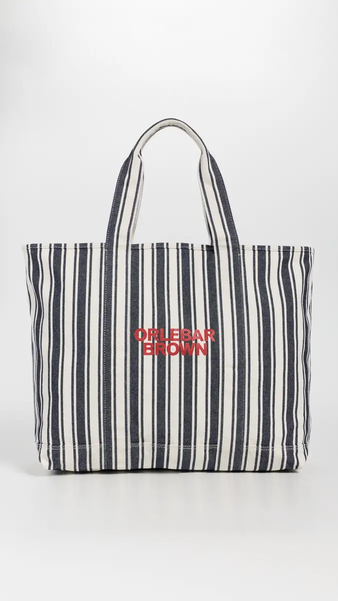 Orlebar Brown The Beach Bound Canvas Stripe Bag | Thumbnail 2 Orlebar Brown The Beach Bound Canvas Stripe Bag | Thumbnail 2