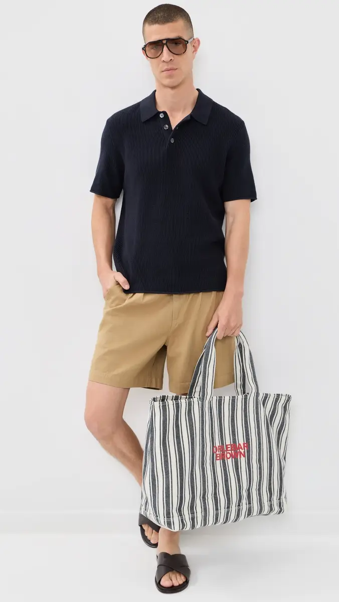 Orlebar Brown The Beach Bound Canvas Stripe Bag | Thumbnail 3 Orlebar Brown The Beach Bound Canvas Stripe Bag | Thumbnail 3