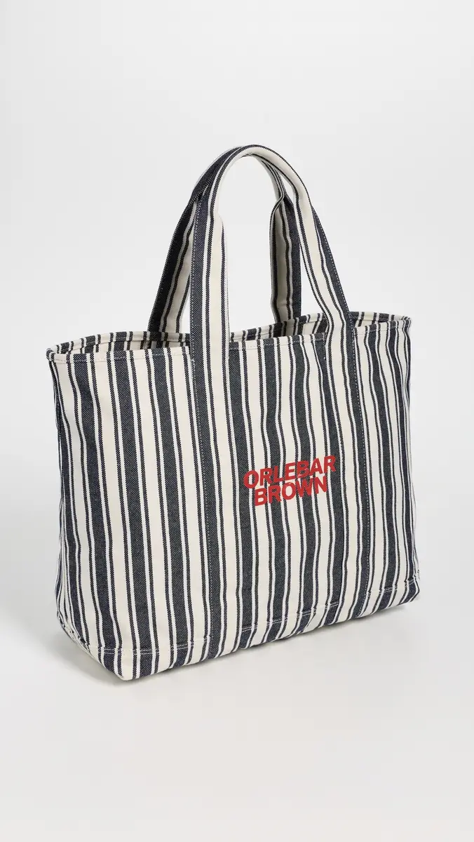 Orlebar Brown The Beach Bound Canvas Stripe Bag | Thumbnail 4 Orlebar Brown The Beach Bound Canvas Stripe Bag | Thumbnail 4