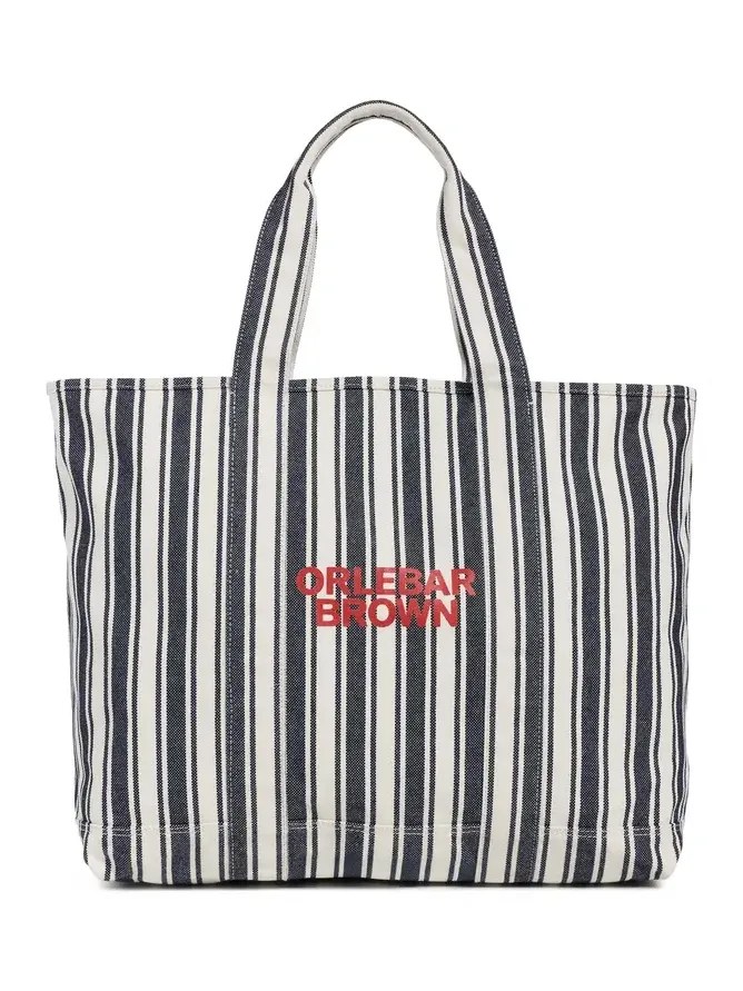 Orlebar Brown The Beach Bound Canvas Stripe Bag