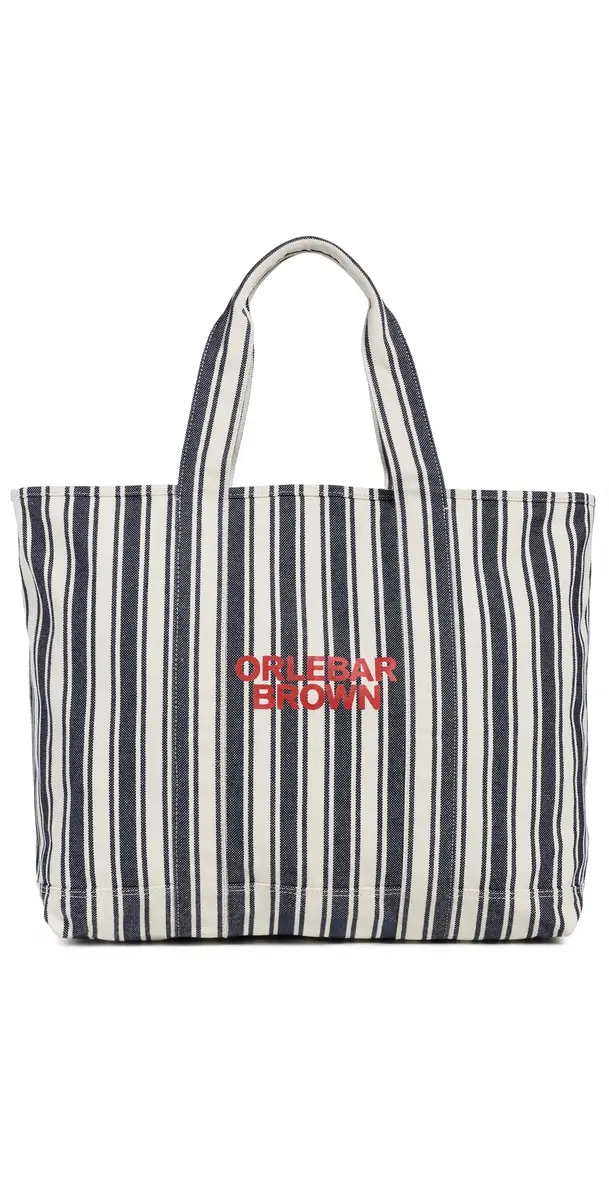 Orlebar Brown The Beach Bound Canvas Stripe Bag