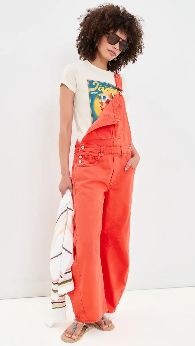 Free People Good Luck Overalls | Thumbnail 2