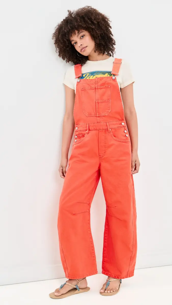 Free People Good Luck Overalls | Thumbnail 5