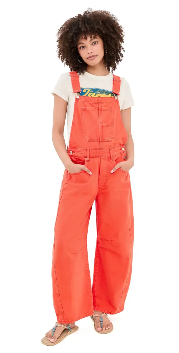 Free People Good Luck Overalls Spicy S | Image 1 Free People Good Luck Overalls Spicy S | Image 1
