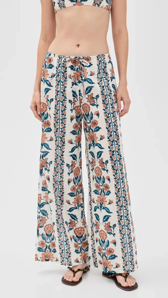 Montce Winona Floral Drawstring Wide-Leg Pants | Thumbnail 2 Montce Winona Floral Drawstring Wide-Leg Pants | Thumbnail 2