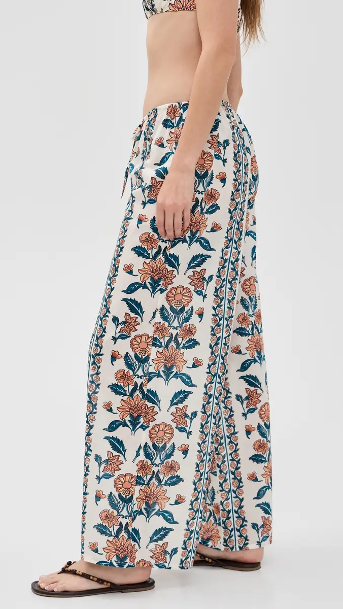 Montce Winona Floral Drawstring Wide-Leg Pants | Thumbnail 4 Montce Winona Floral Drawstring Wide-Leg Pants | Thumbnail 4