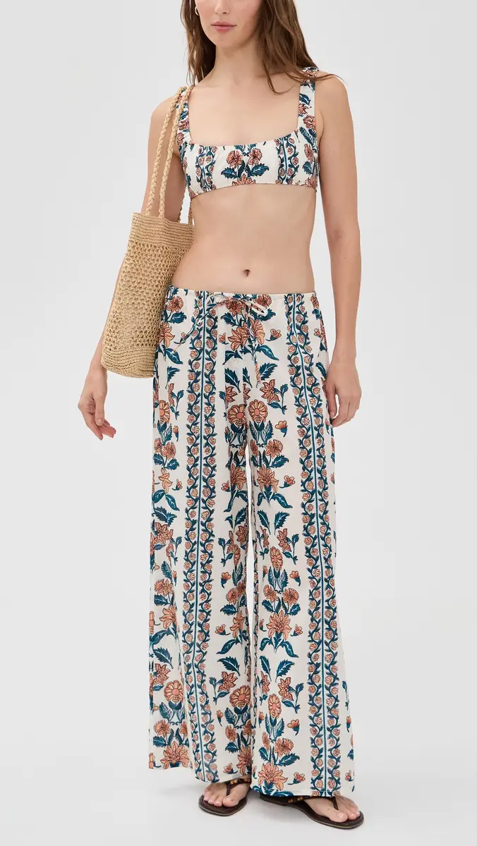 Montce Winona Floral Drawstring Wide-Leg Pants | Thumbnail 5 Montce Winona Floral Drawstring Wide-Leg Pants | Thumbnail 5