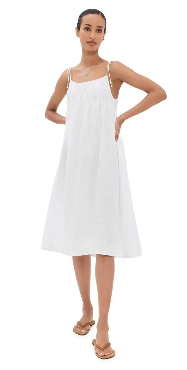 Velvet Teresa Dress White | Image 1 Velvet Teresa Dress White | Image 1