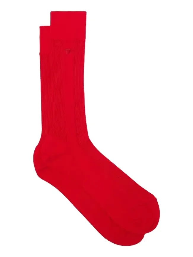 Ribbed-knit cotton socks Ribbed-knit cotton socks