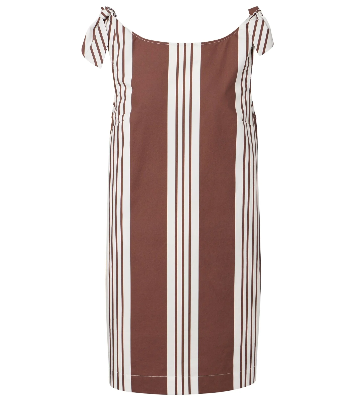 Rosie striped cotton minidress