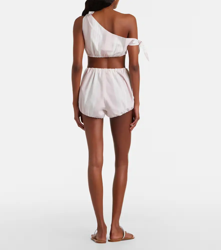 Posse Rosie striped cotton shorts | Thumbnail 3 Posse Rosie striped cotton shorts | Thumbnail 3