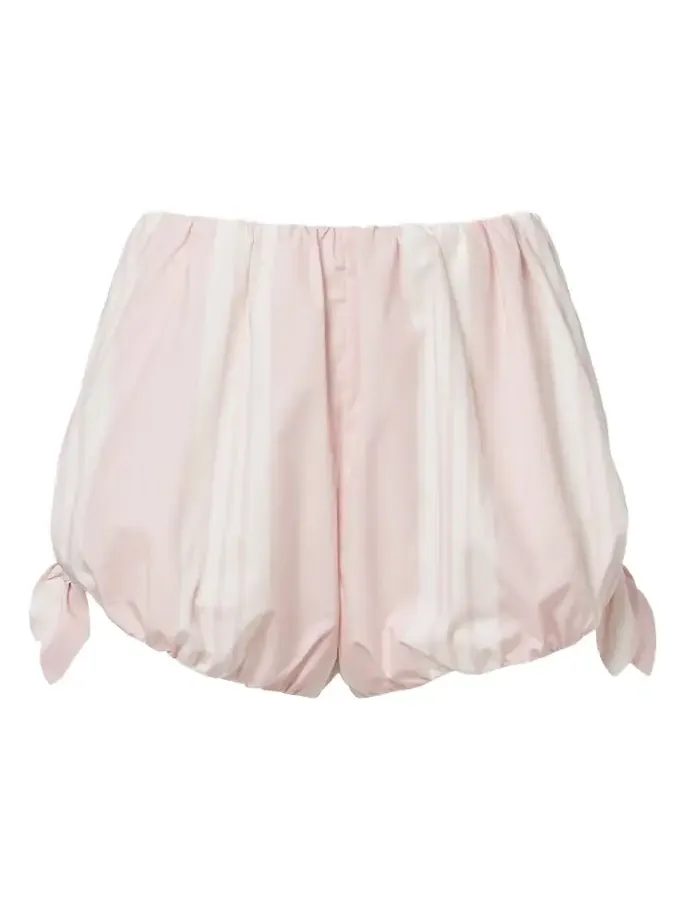 Rosie striped cotton shorts