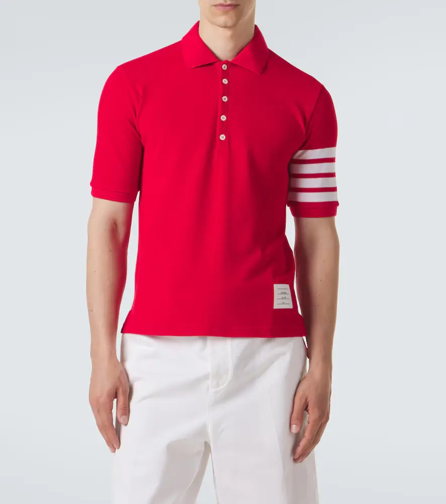Thom Browne 4-Bar cotton polo shirt | Thumbnail 5