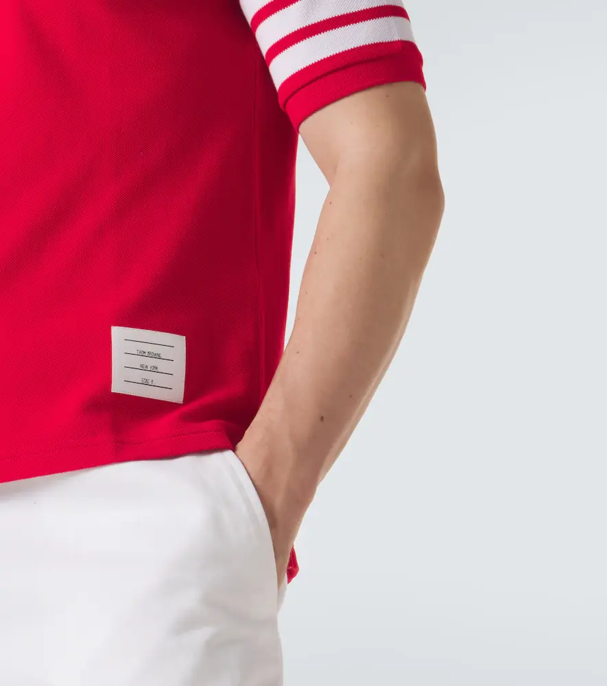 Thom Browne 4-Bar cotton polo shirt | Thumbnail 6