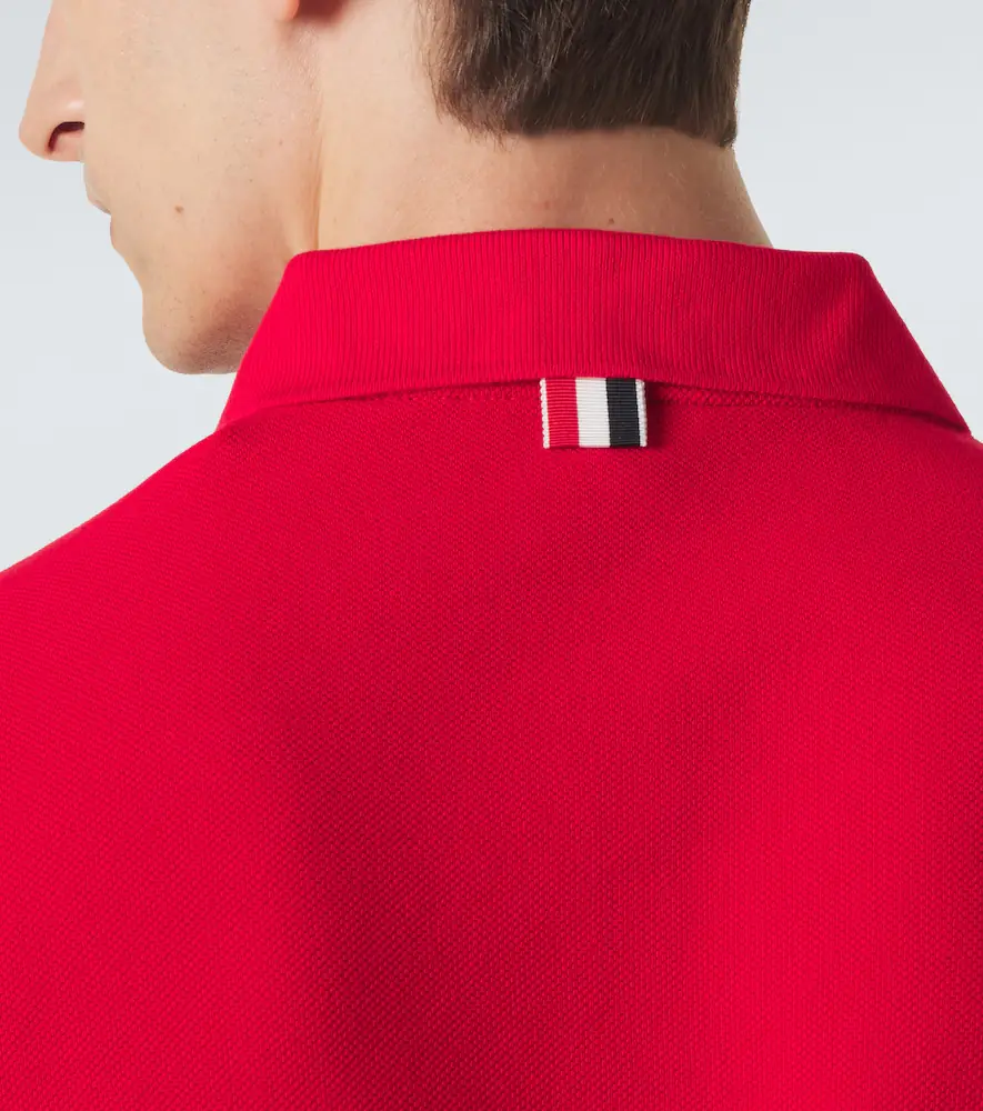 Thom Browne 4-Bar cotton polo shirt | Thumbnail 7