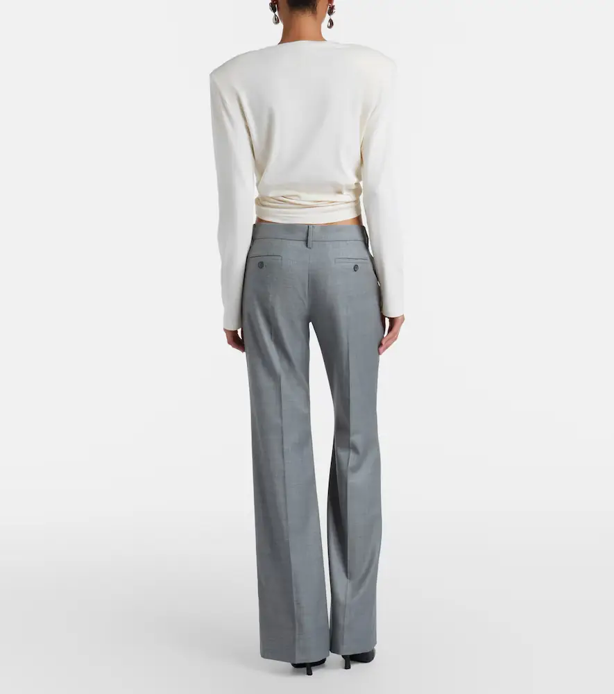 Magda Butrym Wool straight pants | Thumbnail 4 Magda Butrym Wool straight pants | Thumbnail 4