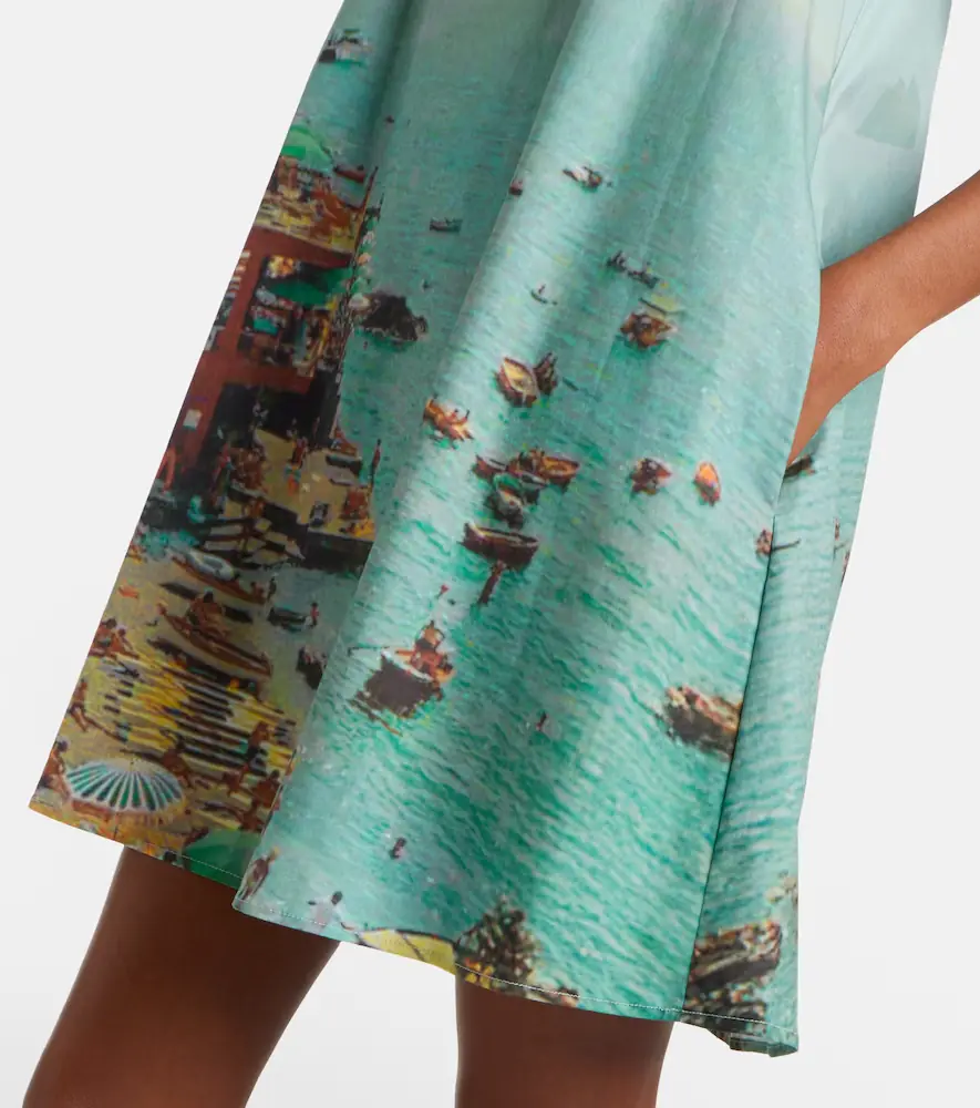 Staud Brio printed cotton minidress | Thumbnail 4 Staud Brio printed cotton minidress | Thumbnail 4