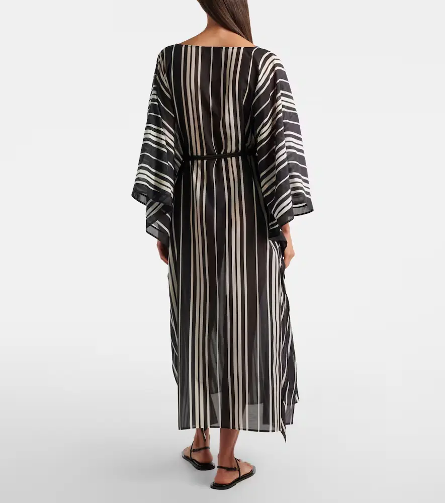 Tory Burch Striped cotton and silk kaftan | Thumbnail 4