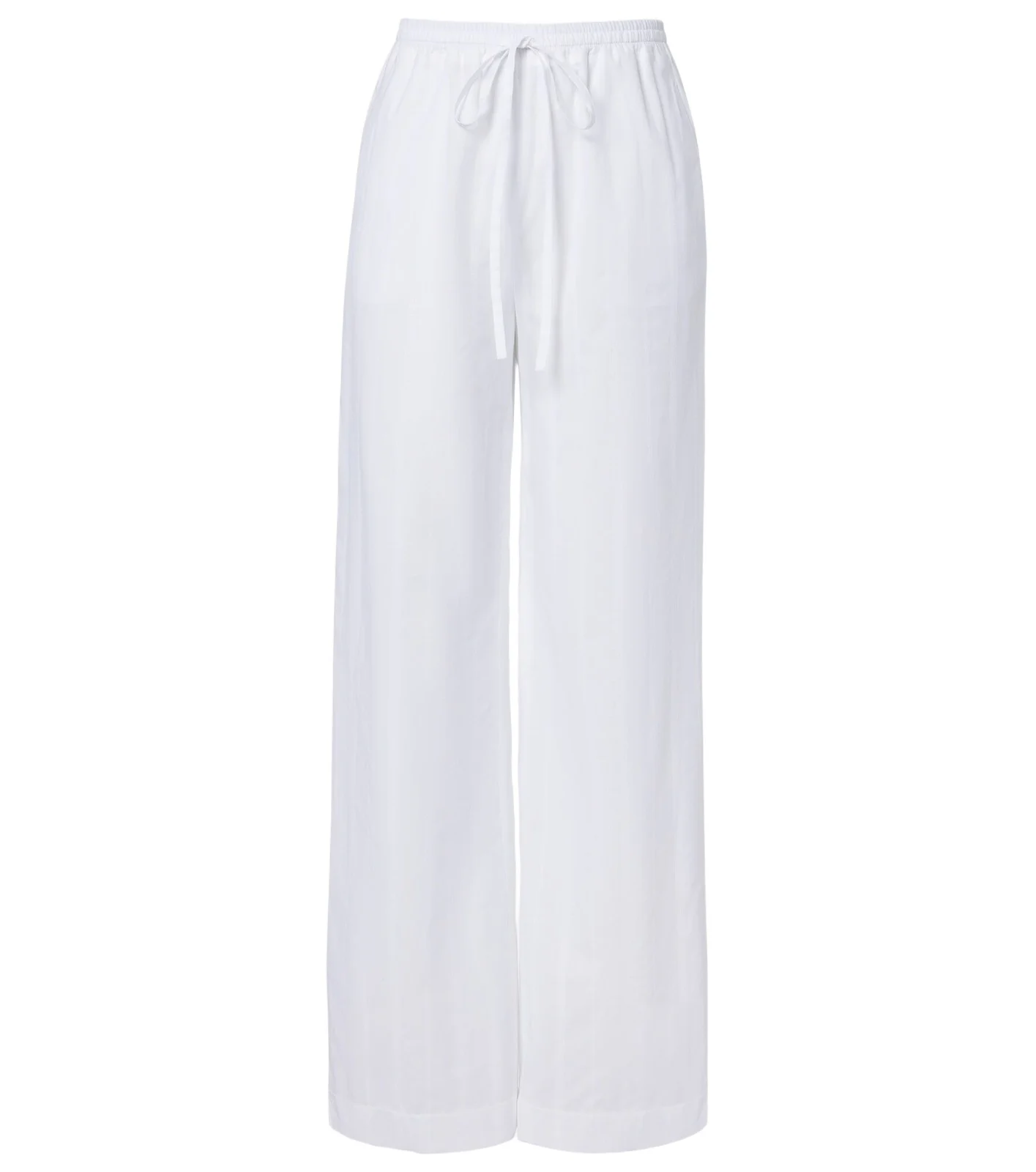 Macao cotton poplin straight pants Macao cotton poplin straight pants