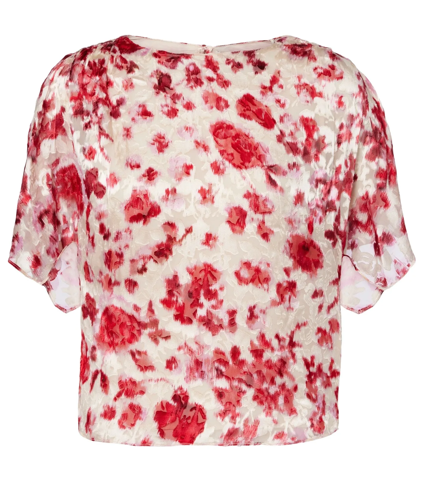 Hervane floral jacquard top Hervane floral jacquard top