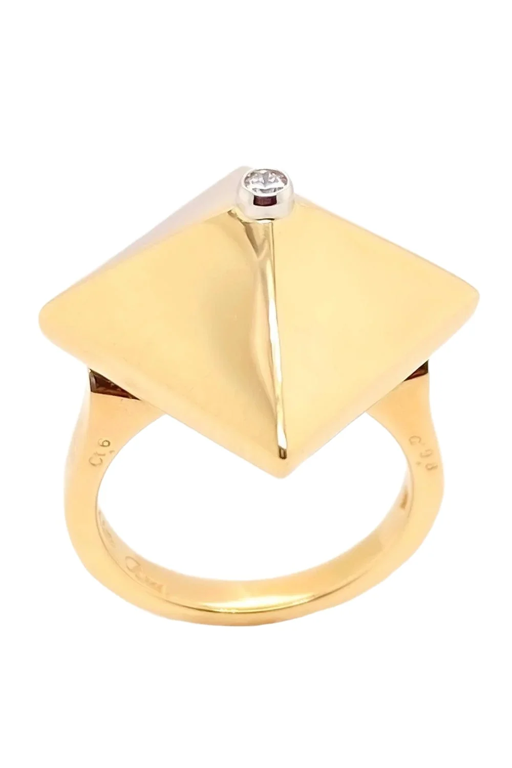 ALETTO BROTHERS Diamond Accent Piramide Ring