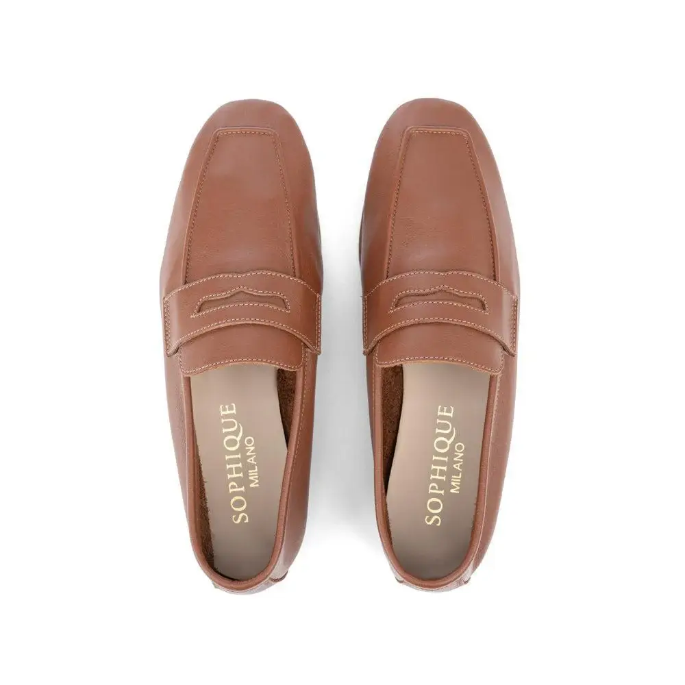 SOPHIQUE Essenziale Leather Loafer - Latte | Thumbnail 7