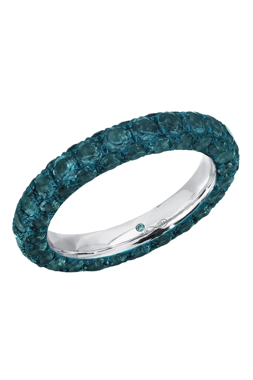 London Blue 3 Sided Ring