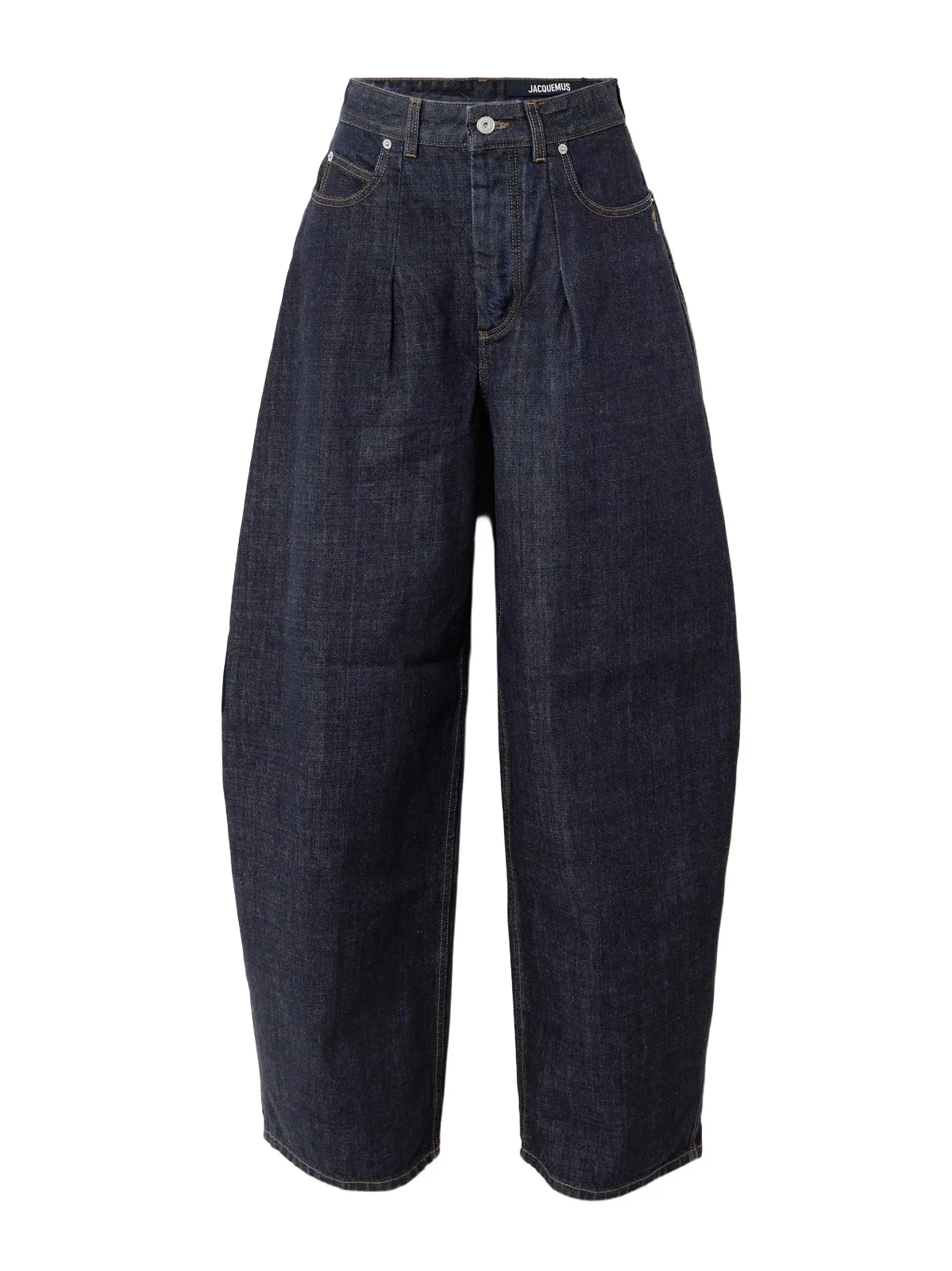 The Ovalo De-nîmes Pleated High-rise Barrel-leg Jeans The Ovalo De-nîmes Pleated High-rise Barrel-leg Jeans