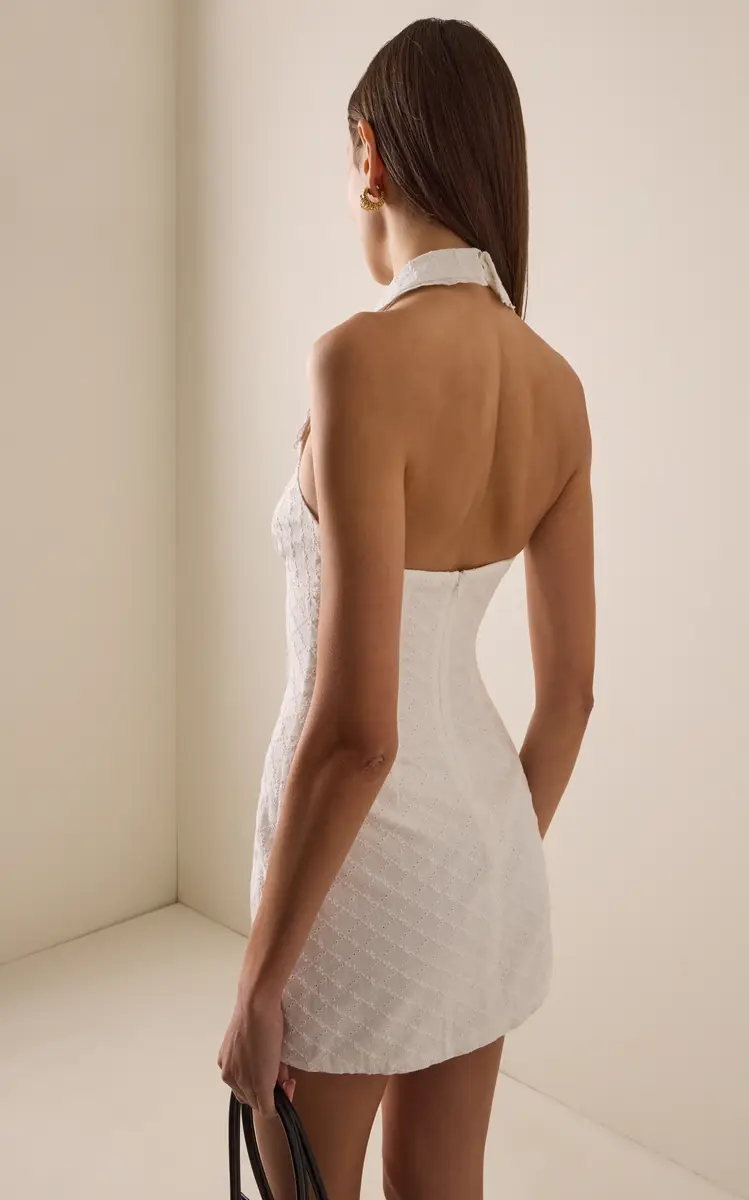 Mirror Palais Collared Cotton Mini Dress | Thumbnail 4
