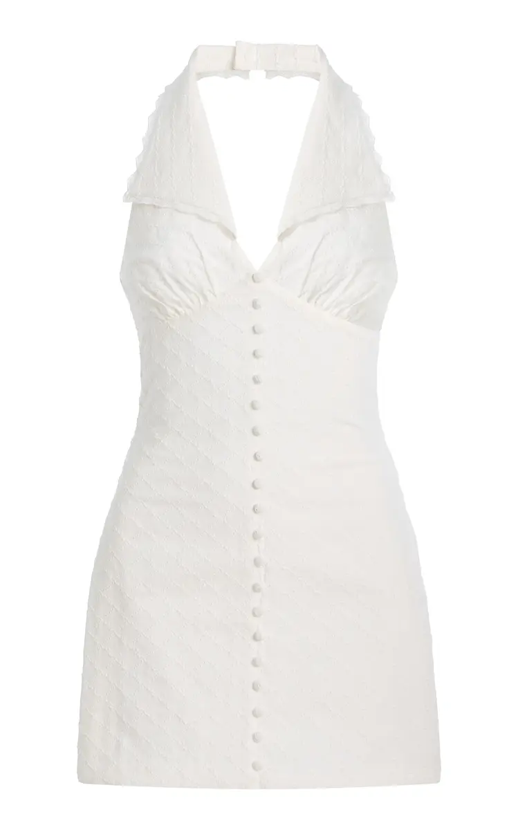 Mirror Palais Collared Cotton Mini Dress | Thumbnail 7