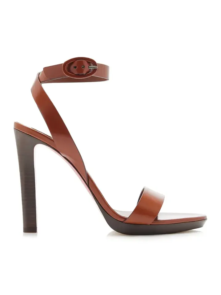 Fanny 120mm Leather Sandals