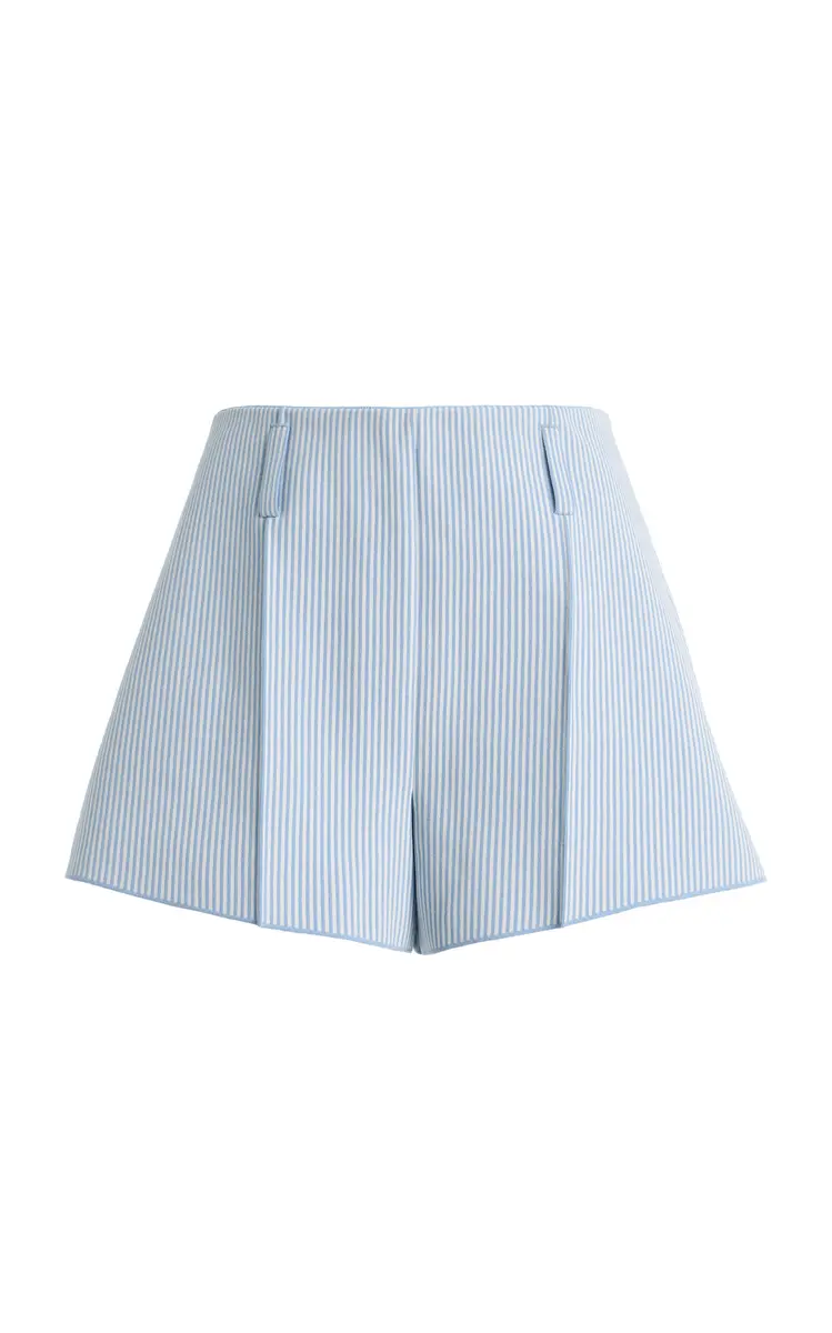 HIGH SPORT Exclusive Camilla Cotton-Blend Seersucker Shorts | Image 1 HIGH SPORT Exclusive Camilla Cotton-Blend Seersucker Shorts | Image 1